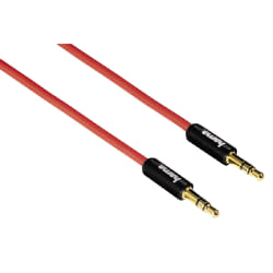 Hama 0.5m 3.5mm/3.5mm câble audio 0,5 m 3,5mm Rouge