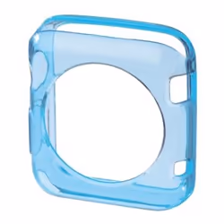 Hama Crystal Housse Polyuréthane thermoplastique (TPU) Bleu, Transparent