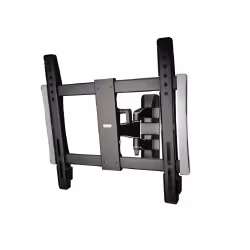 Hama 118056, 200 x 200 mm, 400 x 400 mm, -2 - 12°, 3°, Aluminium, Plastique, Chrome, Noir