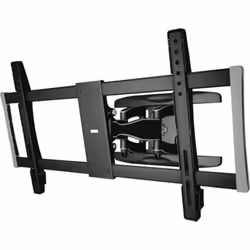 Hama 118057, 200 x 200 mm, 400 x 800 mm, -5 - 15°, 6°, Aluminium, Plastique, Chrome, Noir