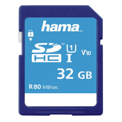 Hama 00124135 mémoire flash 32 Go SDHC UHS-I Classe 10