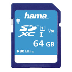 Hama 00124136 mémoire flash 64 Go SDXC UHS-I Classe 10