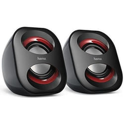 Hama Sonic Mobil 183 haut-parleur Noir, Rouge Avec fil 3 W