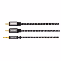 Avinity 00127077 câble audio 1,5 m 2 x RCA 3,5mm Noir