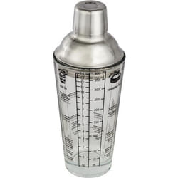 Hama 111550 shaker à cocktail 0,4 L Verre, Acier inoxydable