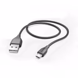 Hama 1.4m, USB2.0-A/USB2.0 Micro-B, 1,4 m, USB A, Micro-USB B, Mâle/Mâle, Noir