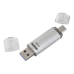 Hama C-Laeta lecteur USB flash 32 Go USB Type-A / USB Type-C 3.2 Gen 1 (3.1 Gen 1) Argent
