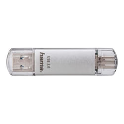 Hama C-Laeta lecteur USB flash 64 Go USB Type-A / USB Type-C 3.2 Gen 1 (3.1 Gen 1) Argent