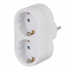 Hama 00108876, Type C (Europlug)+Type F, Droit, Type C, Type F, Blanc