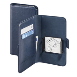 Hama Smart Move coque de protection pour téléphones portables Étui avec portefeuille Bleu