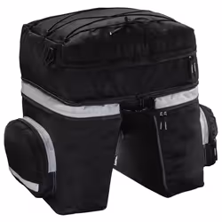 Hama 00178117, Arrière, Sacoche pour bicyclette, Polyester, Noir, 40 L, 470 mm