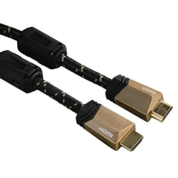 Hama 1.5m, 2xHDMI câble HDMI 1,5 m HDMI Type A (Standard) Noir, Bronze