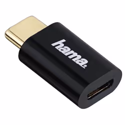 Hama 00178399, Micro USB, USB-C, Noir