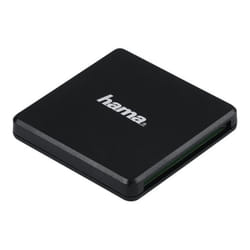 Hama 00124156 lecteur de carte mémoire USB 3.2 Gen 1 (3.1 Gen 1) Type-A Noir