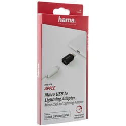 Hama 178400 Micro-USB Éclairage Noir