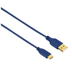 Hama 0.75m, USB2.0-C/USB2.0-A câble USB 0,75 m USB C USB A Bleu