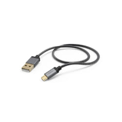 Hama 1.5m, USB2.0-A/USB2.0 Micro-B câble USB 1,5 m USB A Micro-USB B Anthracite