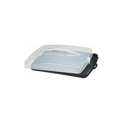 Hama 00111497 plateau repas Rectangle Noir, Transparent