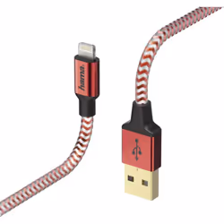 Hama 00178299, 1,5 m, Lightning, USB A, Mâle, Mâle, Rouge