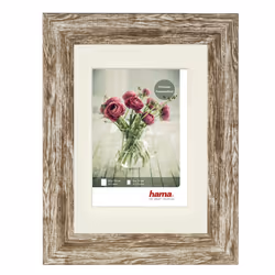 Hama Chalet, Plastique, Marron, Cadre pour une seule photo, 9 x 13 cm, Rectangulaire, Réfléchissant