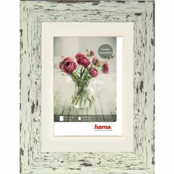 Hama Chalet, Plastique, Vert, Cadre pour une seule photo, 9 x 13 cm, Rectangulaire, Réfléchissant