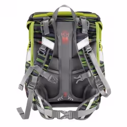Step by Step Wild Cat Ensemble de cartables Garçon Noir, Vert