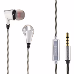 Hama EAR3207SI, Avec fil, 20 - 20000 Hz, Casque, Argent