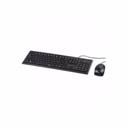 Hama Cortino, Taille réelle (100 %), Avec fil, USB, Noir, Souris incluse