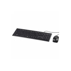 Hama Cortino clavier Souris incluse USB Noir