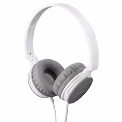 Hama HED2207WH/GR, Avec fil, 20 - 20000 Hz, Écouteurs, Blanc