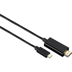 Hama 1.8m, USB-C/HDMI adaptateur graphique USB 3840 x 2160 pixels Noir