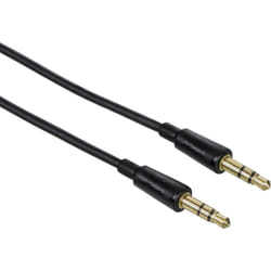 Hama 1.5m, 2x3.5mm câble audio 1,5 m 3,5mm Noir
