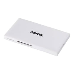 Hama 00181017 lecteur de carte mémoire USB 3.2 Gen 1 (3.1 Gen 1) Blanc