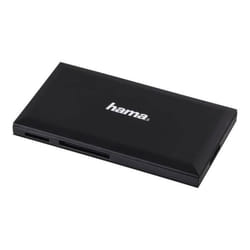 Hama 00181018 lecteur de carte mémoire USB 3.2 Gen 1 (3.1 Gen 1) Noir