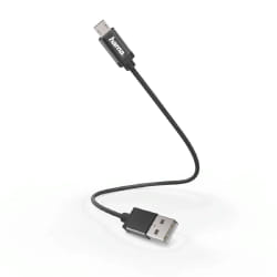 Hama 178279 câble USB 0,2 m USB 2.0 Micro-USB A USB A Noir