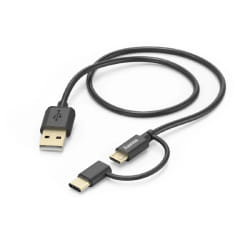 Hama 178327 câble USB 1 m USB 2.0 USB A Micro-USB A Noir