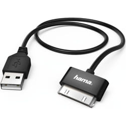 Hama 00108356 câble de téléphone portable Noir 1,2 m USB A Samsung 30-pin