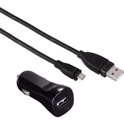 Hama Auto-Detect, Auto, Allume-cigare, 5 V, Noir