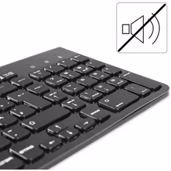 Hama Trento clavier Souris incluse RF sans fil QWERTZ Allemand Noir