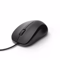 Hama MC-300, Droitier, Optique, USB Type-A, 1200 DPI, Noir