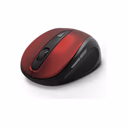 Hama MW-400, Droitier, Optique, RF sans fil, 1600 DPI, Noir, Rouge