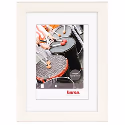 Hama 00175330, Verre, Plastique, Bois, Blanc, Cadre pour une seule photo, Table, 20 x 28 cm, Rectangulaire