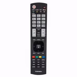 Thomson ROC1128LG, TV, IR Wireless, Appuyez sur les boutons, Noir