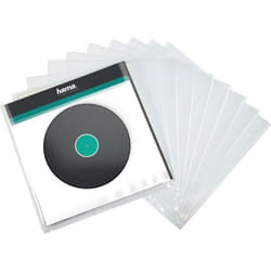 Hama 00181430 housse pour CDs et DVDs Boîtier d’enregistrement microrainure Transparent