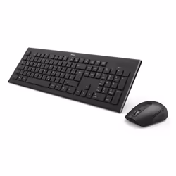 Hama 69182664 clavier Souris incluse Maison RF sans fil QWERTY Espagnole Noir - Vue supplémentaire 2