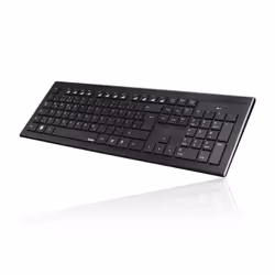 Hama 69182664 clavier Souris incluse Maison RF sans fil QWERTY Espagnole Noir - Vue supplémentaire 5