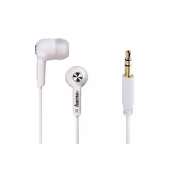 Hama Basic4Music, Avec fil, 20 - 20000 Hz, Musique, Écouteurs, Blanc