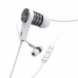 Hama Intense, Avec fil, 20 - 20000 Hz, Appels/Musique, Casque, Argent, Blanc