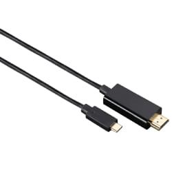Hama 00122205 câble USB 1,8 m USB C Noir