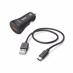 Hama 00183231, Auto, Allume-cigare, 12 V, 3 A, 1,5 m, Noir